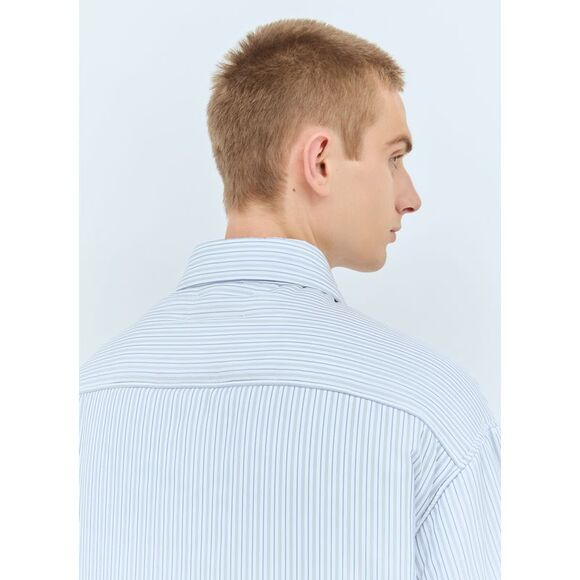 Maison Margiela Men Padded Stripe Shirt - Picture 6 of 6